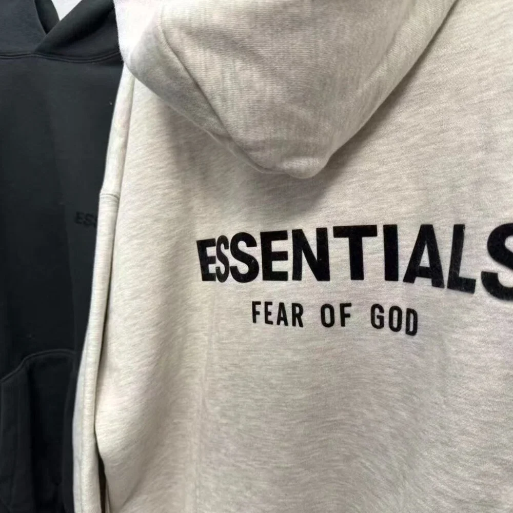 Combo Set Fear of God Essentials Light Oat Hoodie & Sweatpants BNWT Authentic ✅ - Picture 4 of 11
